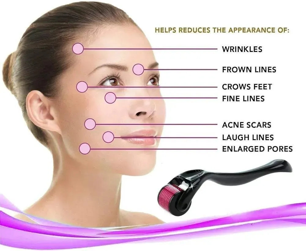 Facial Derma Roller – Easy-to-Clean Skin Care Tool