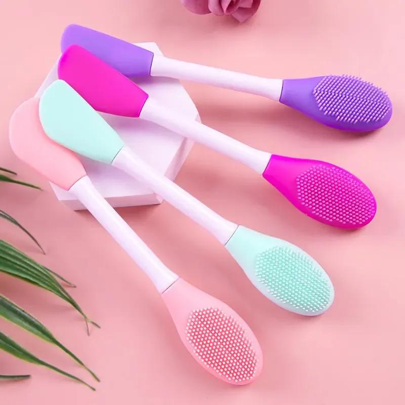 Face Mask Brush Set – 4-Piece Reusable Silicone Brushes