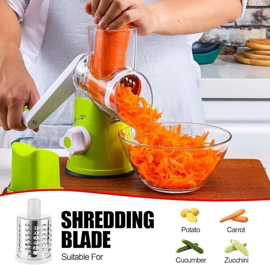 Drum vegetable cutter