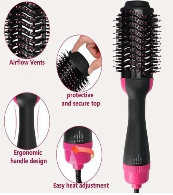 Fast Drying 2-in-1 Hair Dryer Brush – One-Step Volumizer & Styling Tool