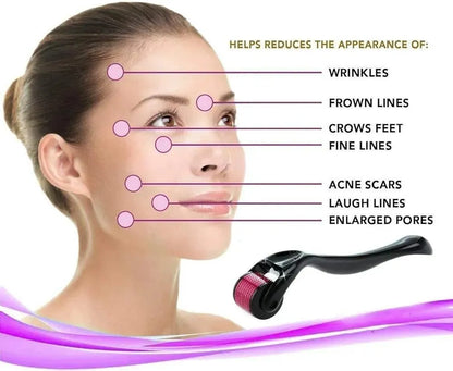 Facial Derma Roller – Easy-to-Clean Skin Care Tool