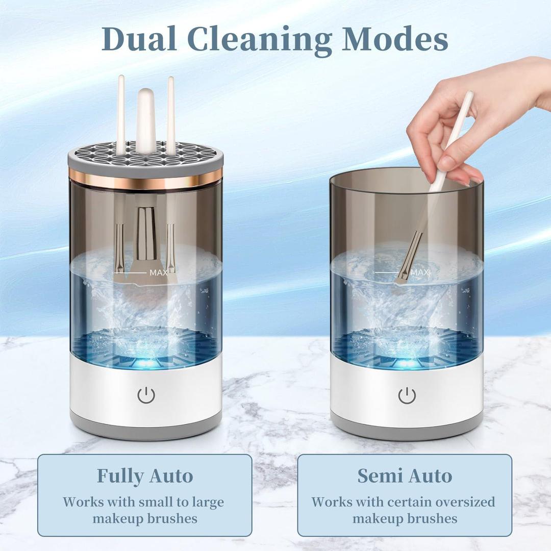Electric Makeup Brush Cleaner & Dryer – Fast, Hygienic & Reusable