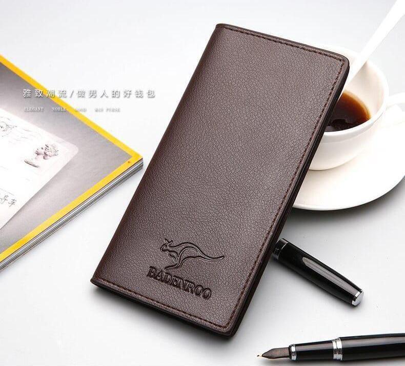 Men’s Leather Bi-Fold Wallet – Slim & Pocket Friendly