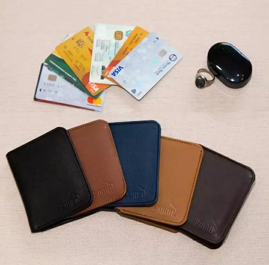 Men’s Leather Wallet – Multicolor Casual Use