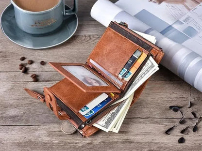 Men’s Leather Wallet – Stylish & and; Durable
