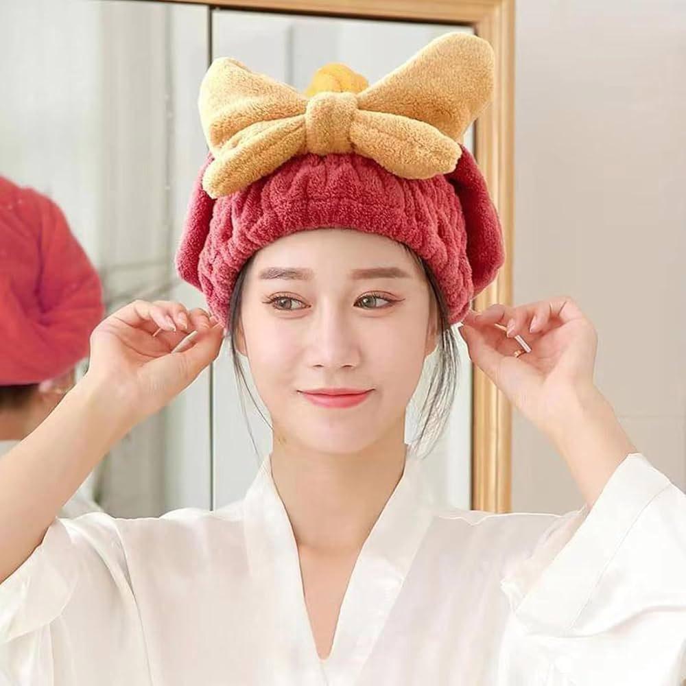 Wool Hair Dryer Cap – Soft &amp; Absorbent