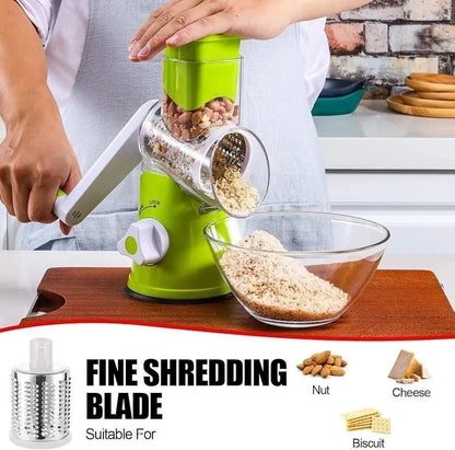Drum vegetable cutter