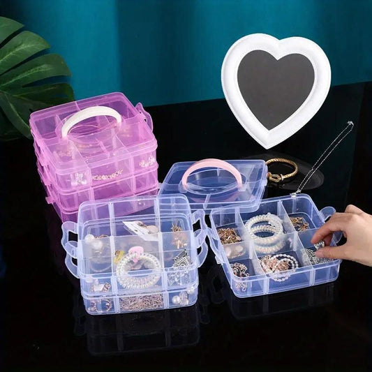 3-Layer Jewellery Organizer Box
