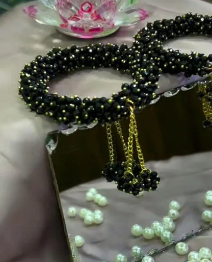 Handmade Crystal Gajrey (Set of 2)