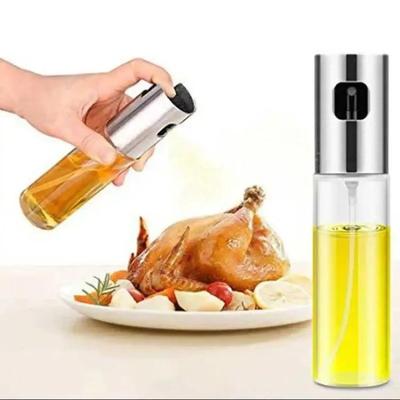 Glass Oil Spray Bottle Pump – Stainless Steel Olive Oil Sprayer for Healthy Cooking