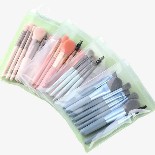 8-Piece Makeup Brush Set with Pouch