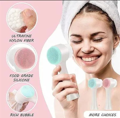 Facial Cleansing Massager Brush – Gentle Skin Care Tool